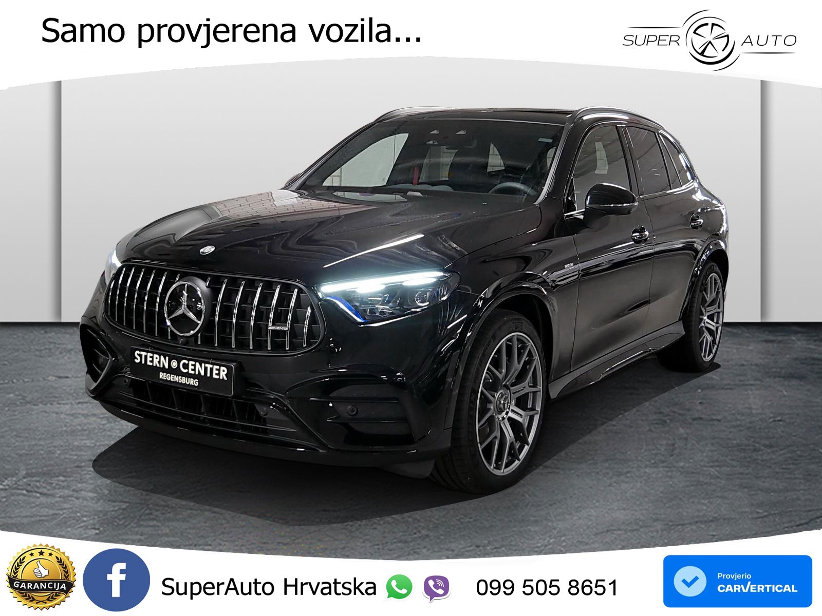 Mercedes AMG GLC 53 (449 KS) 4MATIC+ AMG SPEEDSHIFT TCT 9G ACC+GR SJED+360+PANO
