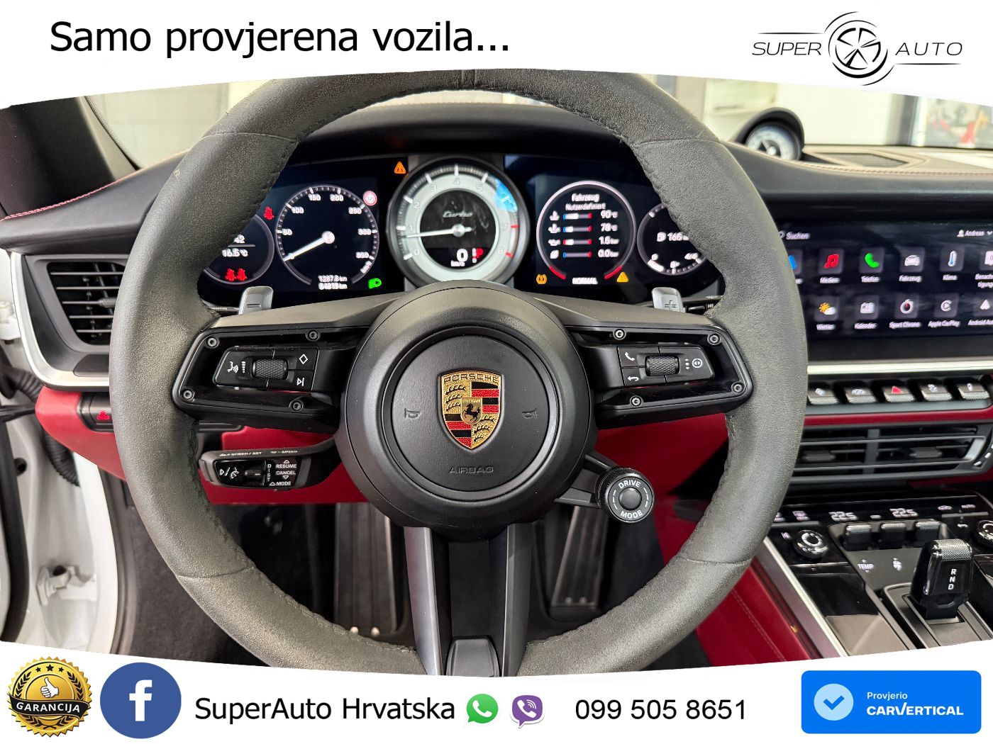 Porsche 911 Turbo Cabriolet 3.8 (580 KS) PDK LED+GR SJED+ACC