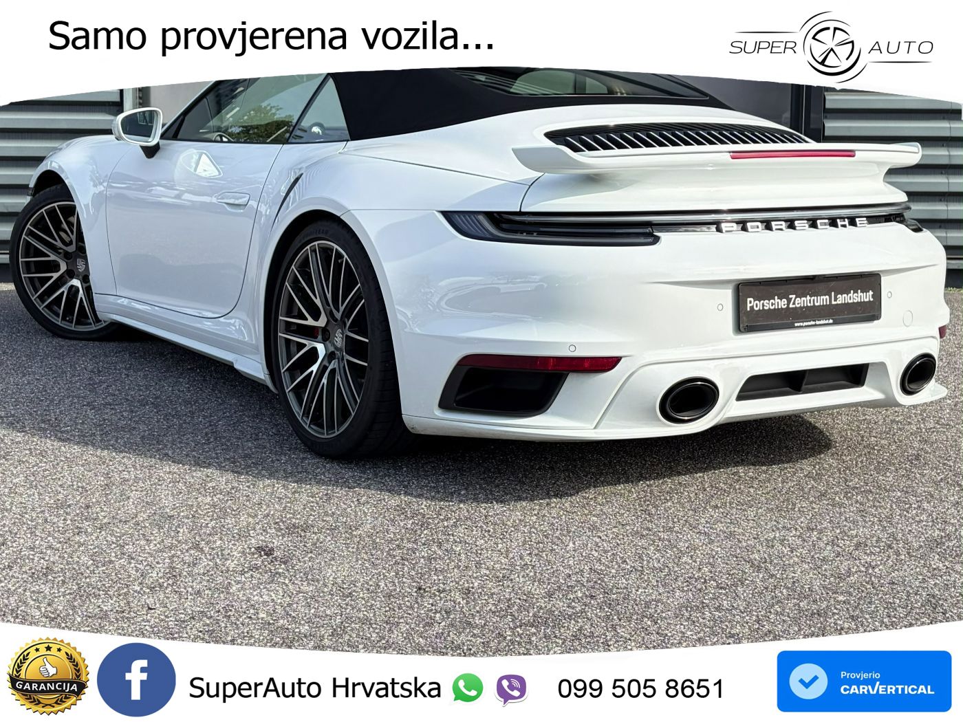 Porsche 911 Turbo Cabriolet 3.8 (580 KS) PDK LED+GR SJED+ACC