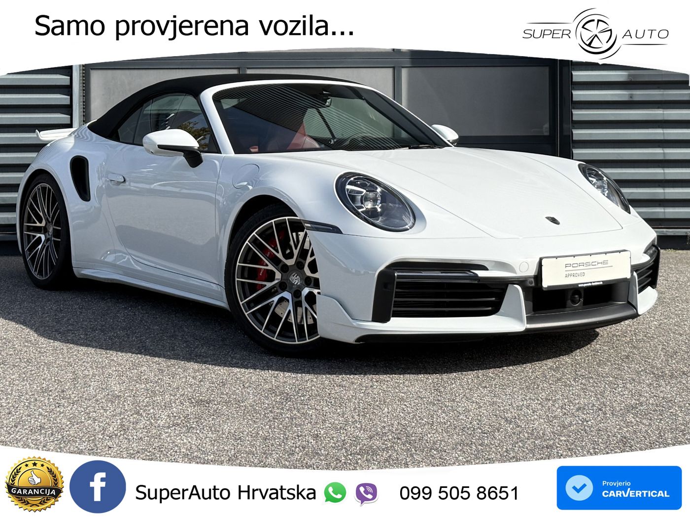 Porsche 911 Turbo Cabriolet 3.8 (580 KS) PDK LED+GR SJED+ACC