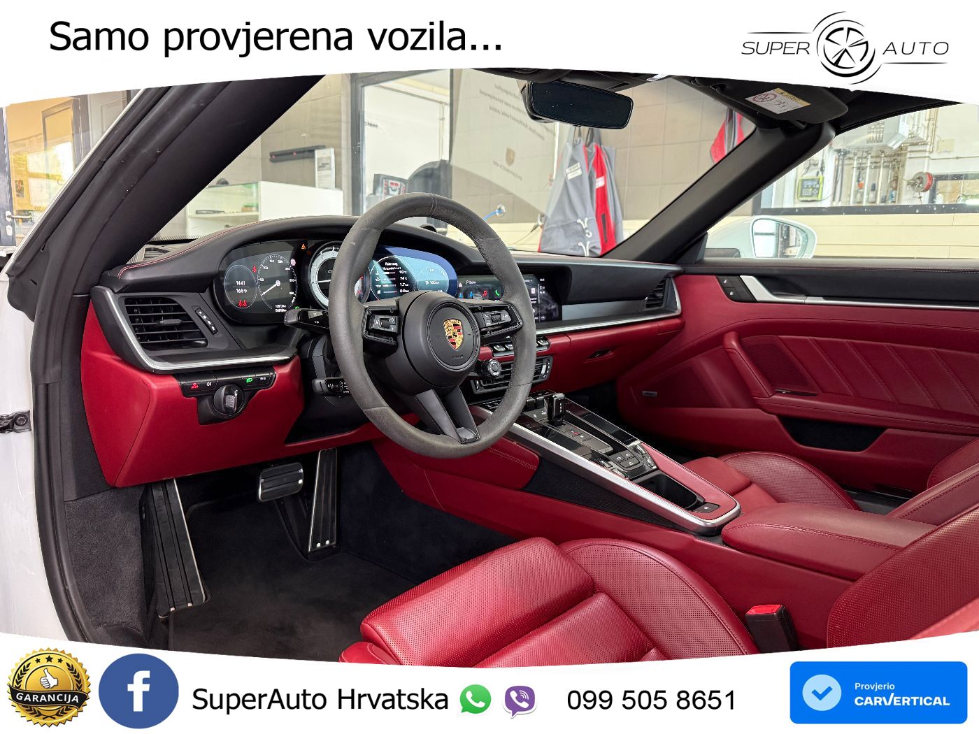 Porsche 911 Turbo Cabriolet 3.8 (580 KS) PDK LED+GR SJED+ACC