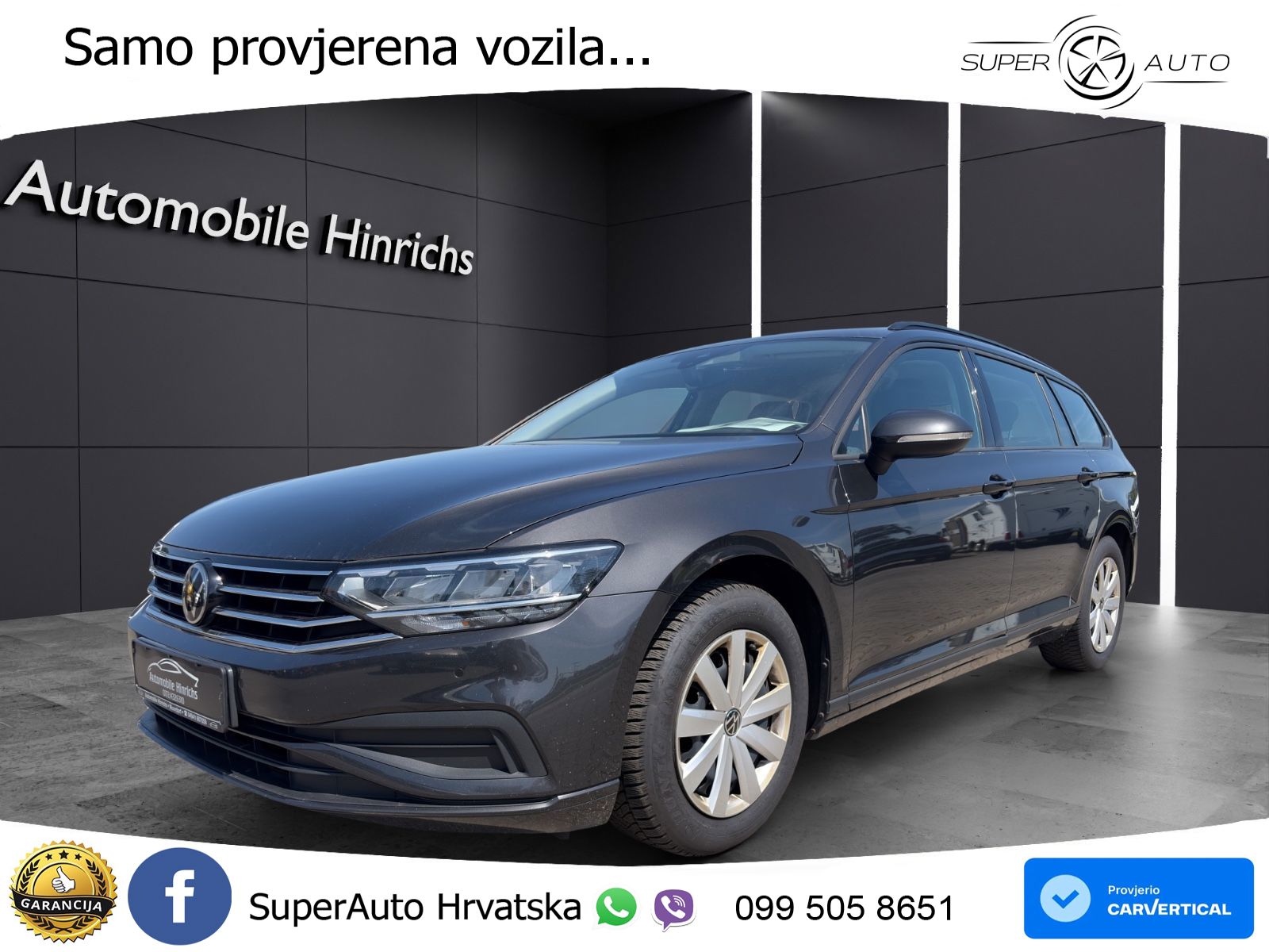 Volkswagen Passat Variant 2.0 TDI (150 KS) DSG Business LED+GR SJED+ACC