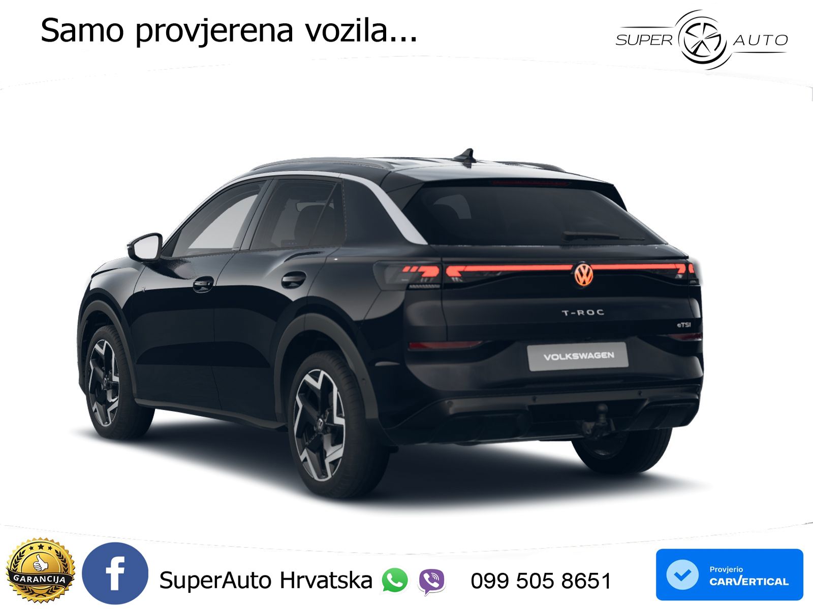 Volkswagen T-Roc 1.5 eTSI (150 KS)  DSG R-Line LED+GR SJED+ACC