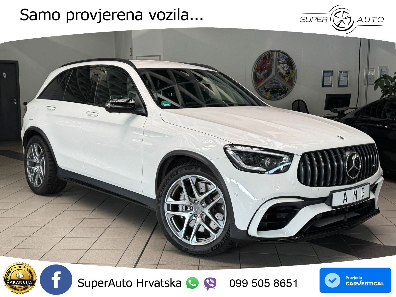 Mercedes AMG GLC 63 V8 (476 KS) 4MATIC+ MCT LED+GR SJED+ACC