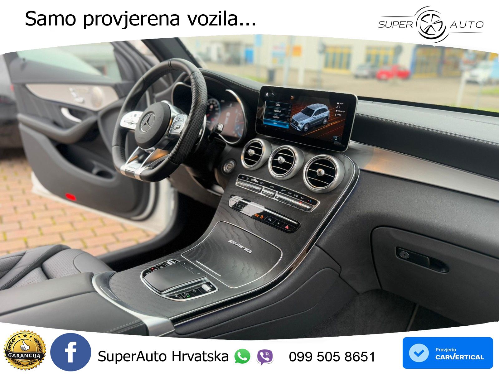 Mercedes AMG GLC 63 V8 (476 KS) 4MATIC+ MCT LED+GR SJED+ACC