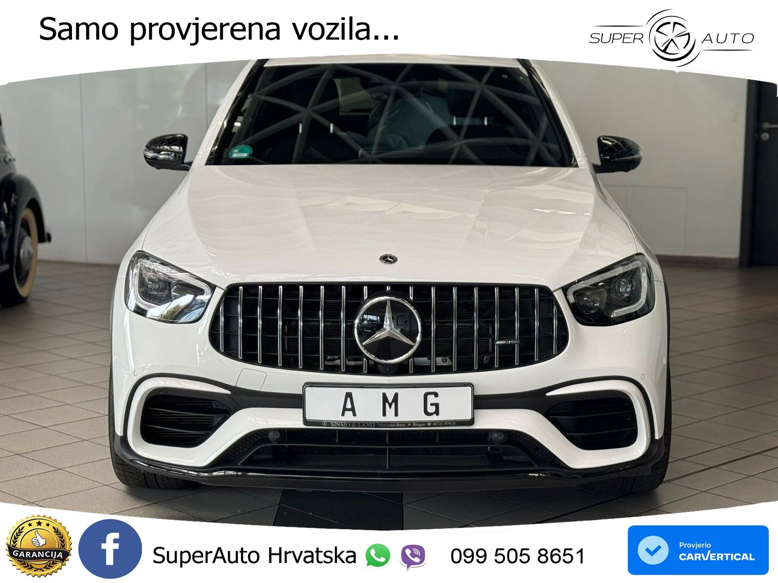 Mercedes AMG GLC 63 V8 (476 KS) 4MATIC+ MCT LED+GR SJED+ACC