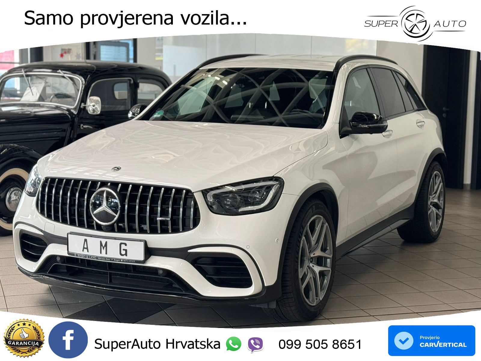 Mercedes AMG GLC 63 V8 (476 KS) 4MATIC+ MCT LED+GR SJED+ACC