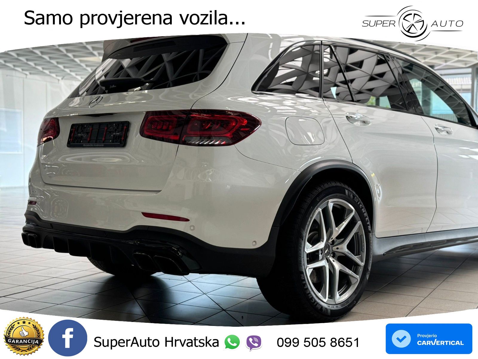 Mercedes AMG GLC 63 V8 (476 KS) 4MATIC+ MCT LED+GR SJED+ACC