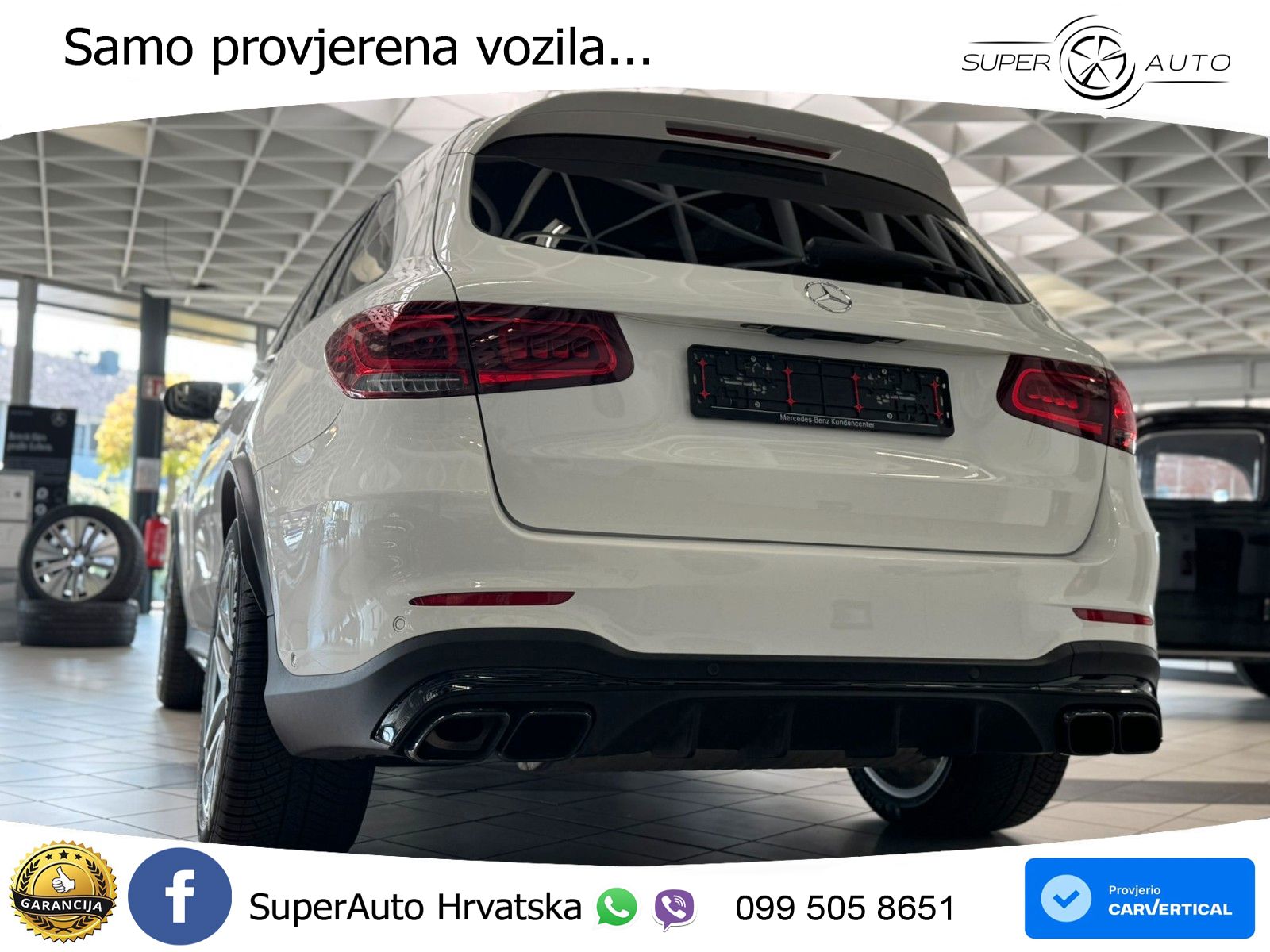 Mercedes AMG GLC 63 V8 (476 KS) 4MATIC+ MCT LED+GR SJED+ACC