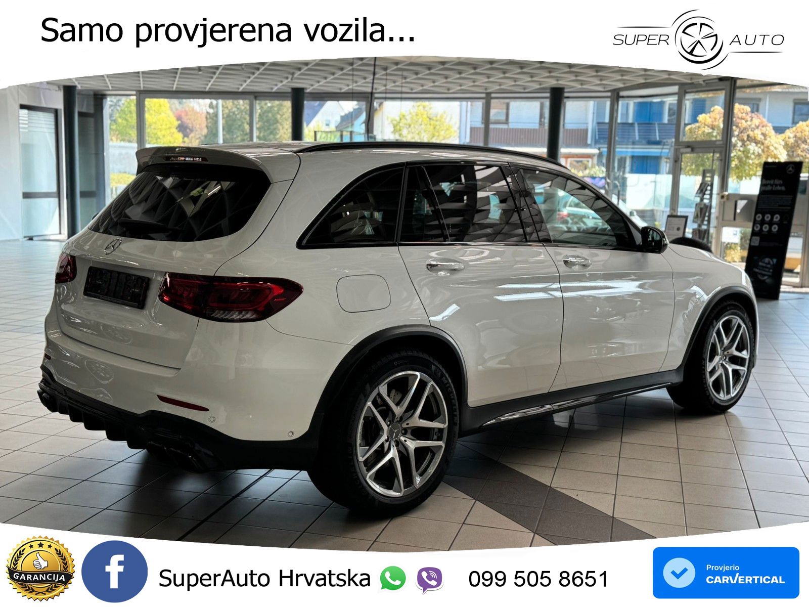 Mercedes AMG GLC 63 V8 (476 KS) 4MATIC+ MCT LED+GR SJED+ACC