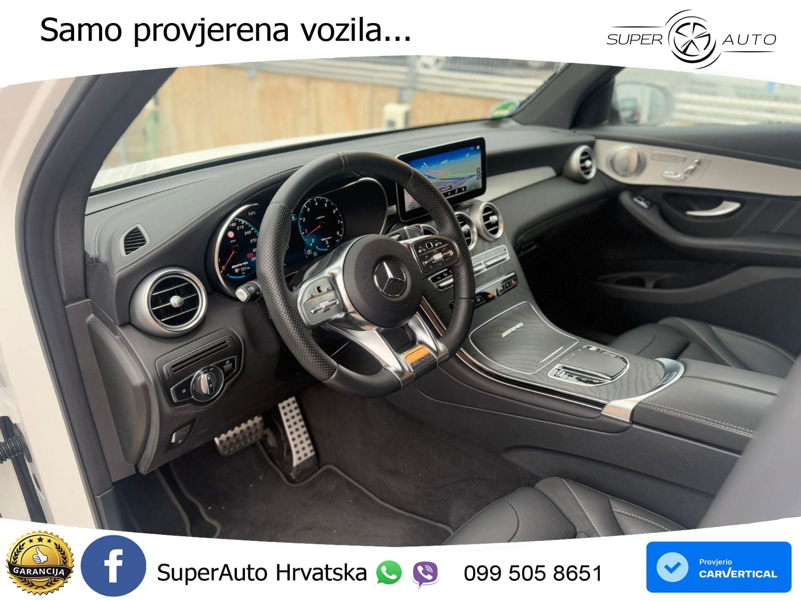 Mercedes AMG GLC 63 V8 (476 KS) 4MATIC+ MCT LED+GR SJED+ACC