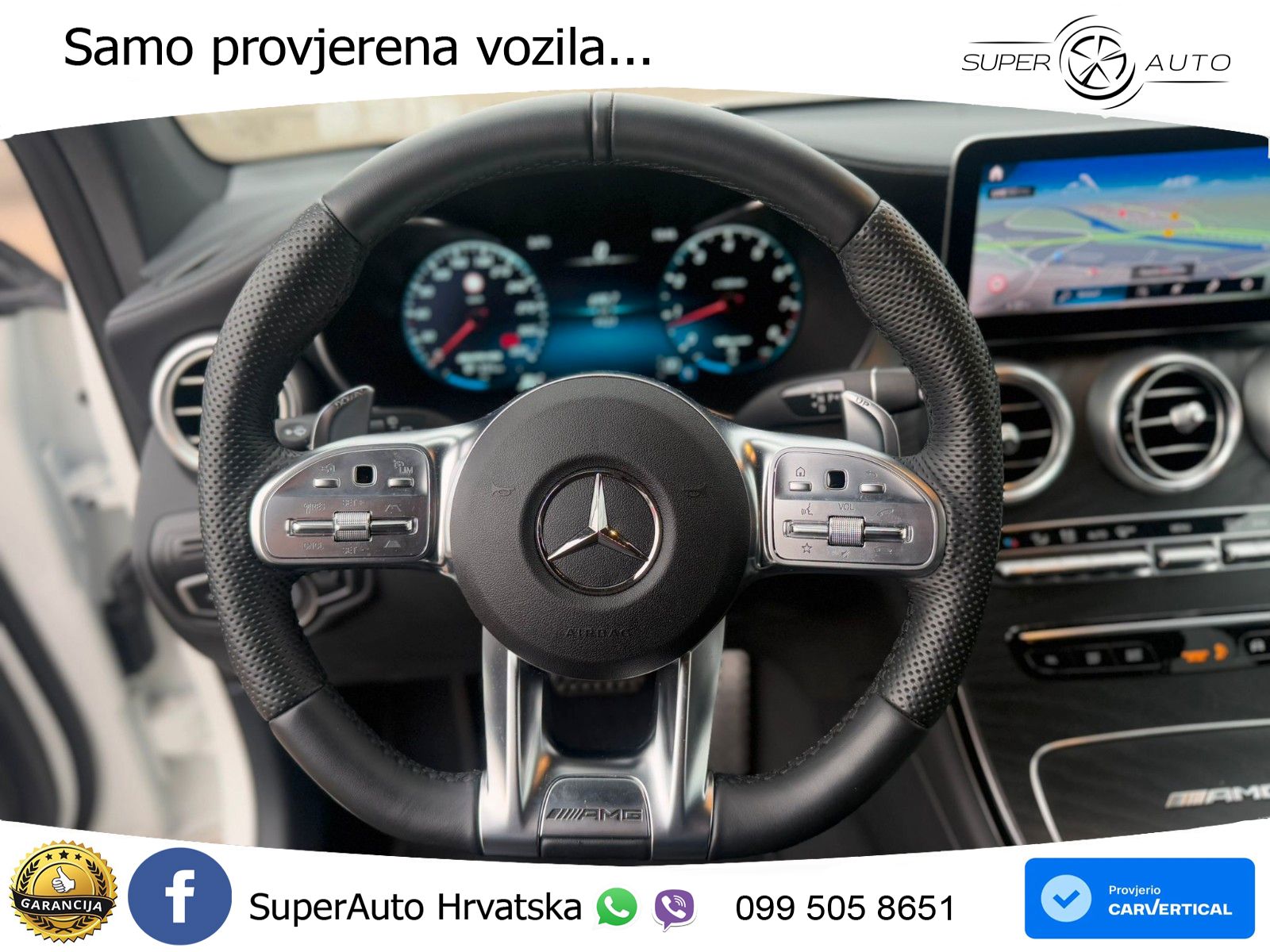 Mercedes AMG GLC 63 V8 (476 KS) 4MATIC+ MCT LED+GR SJED+ACC