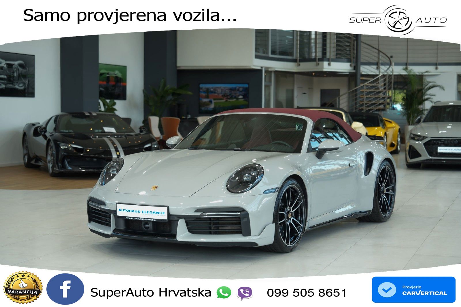 Porsche 911 Turbo S Cabriolet 3.8 (650 KS) PDK MATRIX+GR SJED+KAM