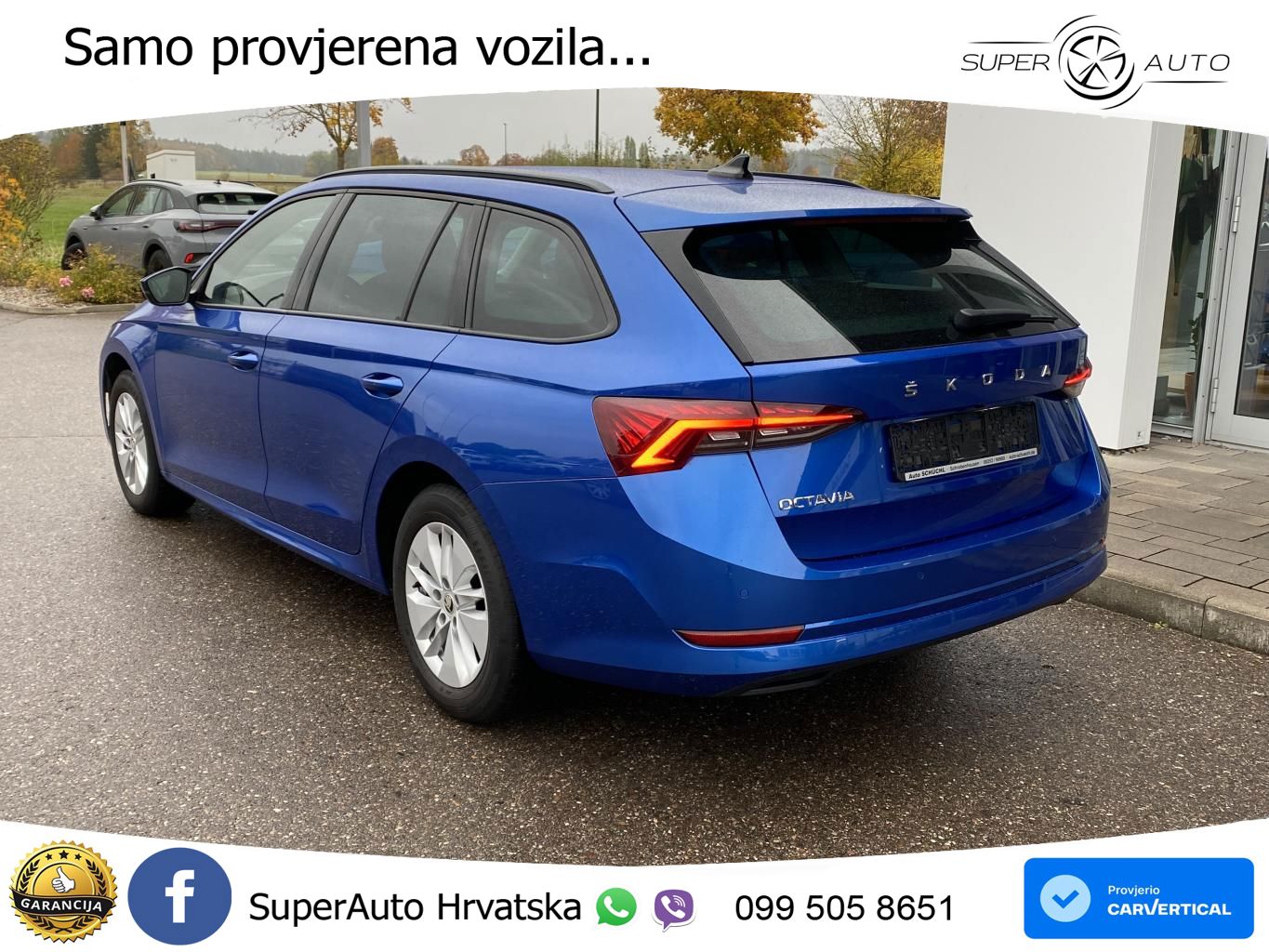 Škoda Octavia Combi 2.0 TDI (150 KS) DSG LED+GR SJED+ACC