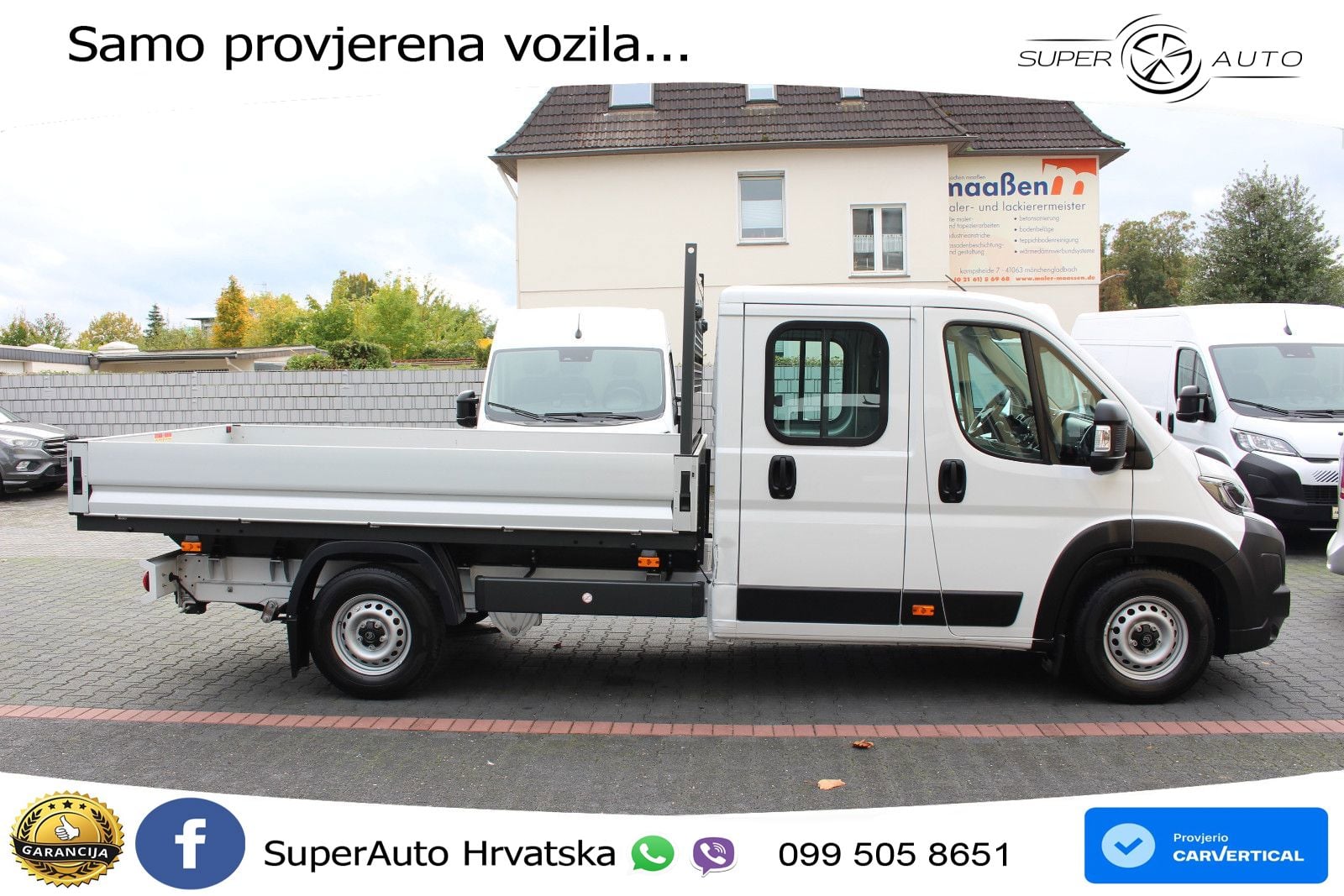Citroën Jumper 35 L4 140 Pritsche DoKa 7-Sitz*Kamera*AHK 140 KS