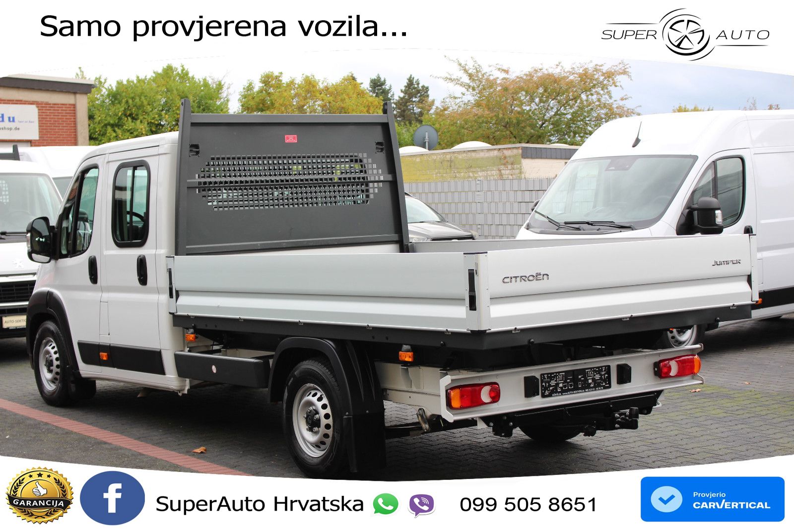 Citroën Jumper 35 L4 140 Pritsche DoKa 7-Sitz*Kamera*AHK 140 KS