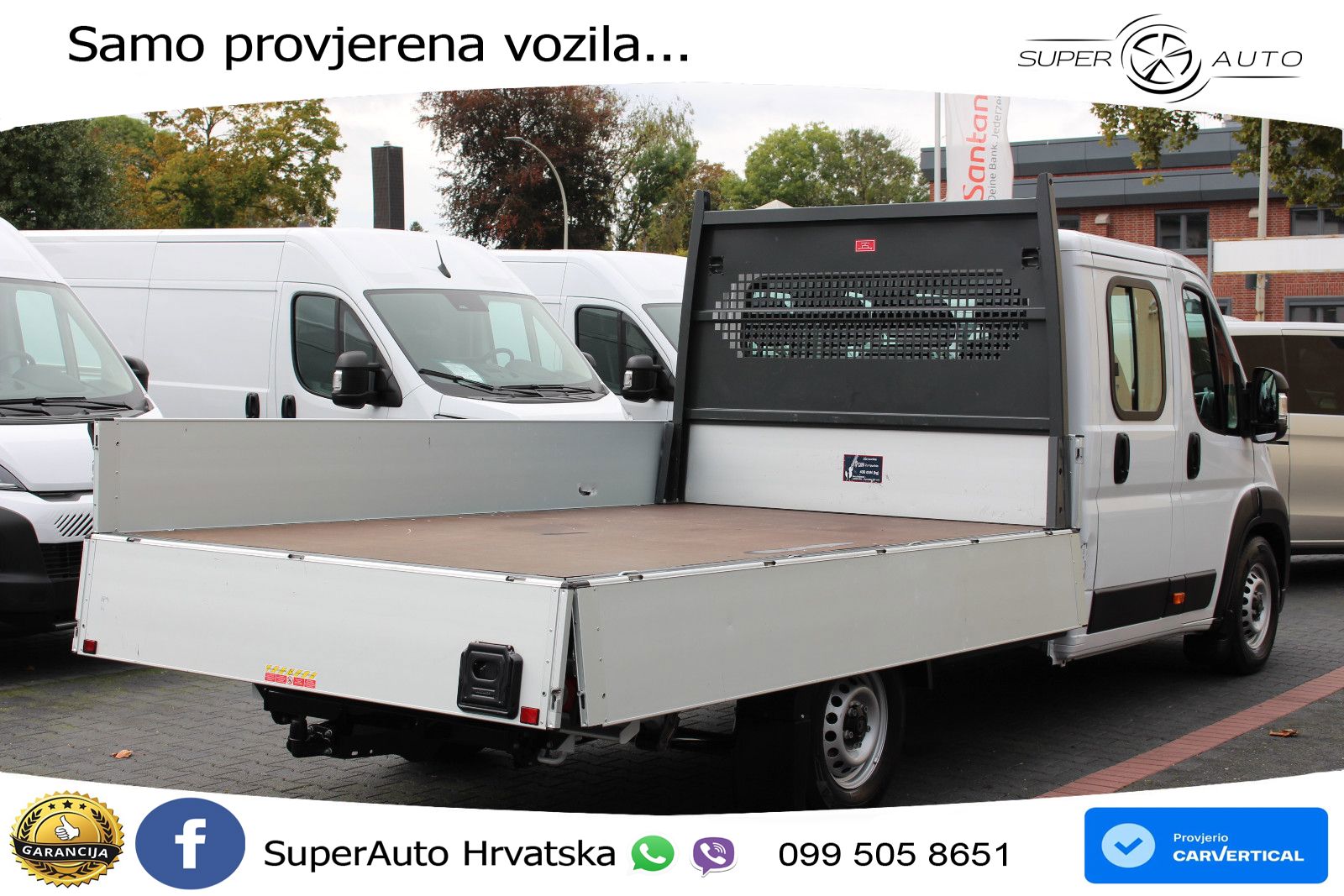 Citroën Jumper 35 L4 140 Pritsche DoKa 7-Sitz*Kamera*AHK 140 KS