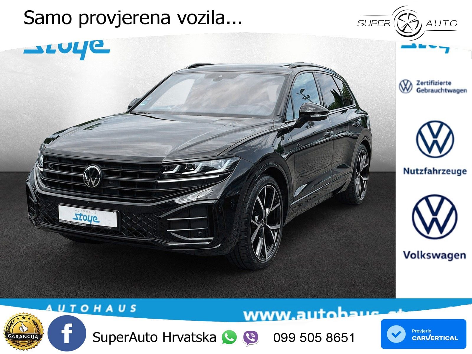 Volkswagen Touareg 3.0 V6 TDI (286 KS) 4MOTION Tiptronic R-Line ZRAČNI+ACC+GR SJED+KAM+PANO