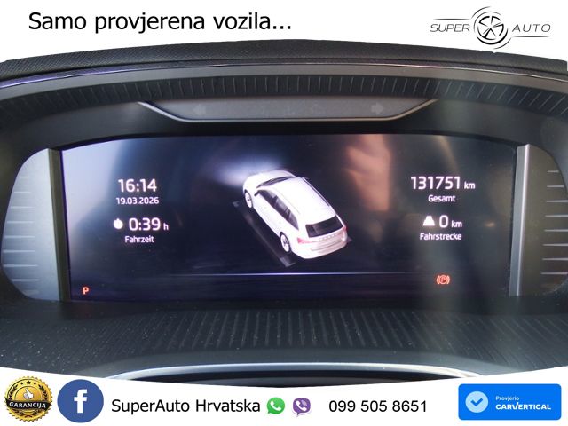 Škoda Octavia Combi 2.0 TDI (150 KS) DSG LED+GR SJED+ACC