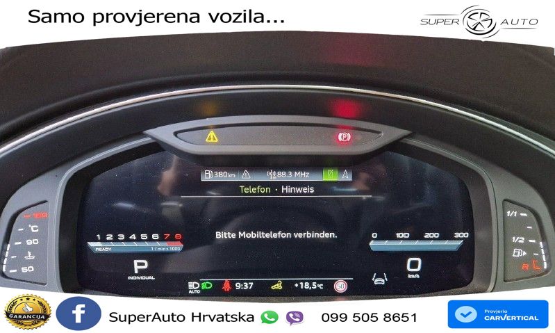 Audi A6 45 TFSI (265 KS) quattro ultra S tronic S line MATRIX+GR SJED+KAM
