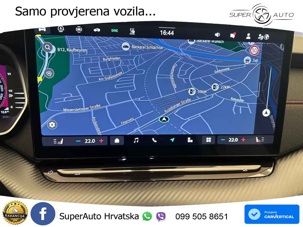Škoda Octavia Combi RS 2.0 TSI (265 KS) DSG MATRIX+GR SJED+KAM