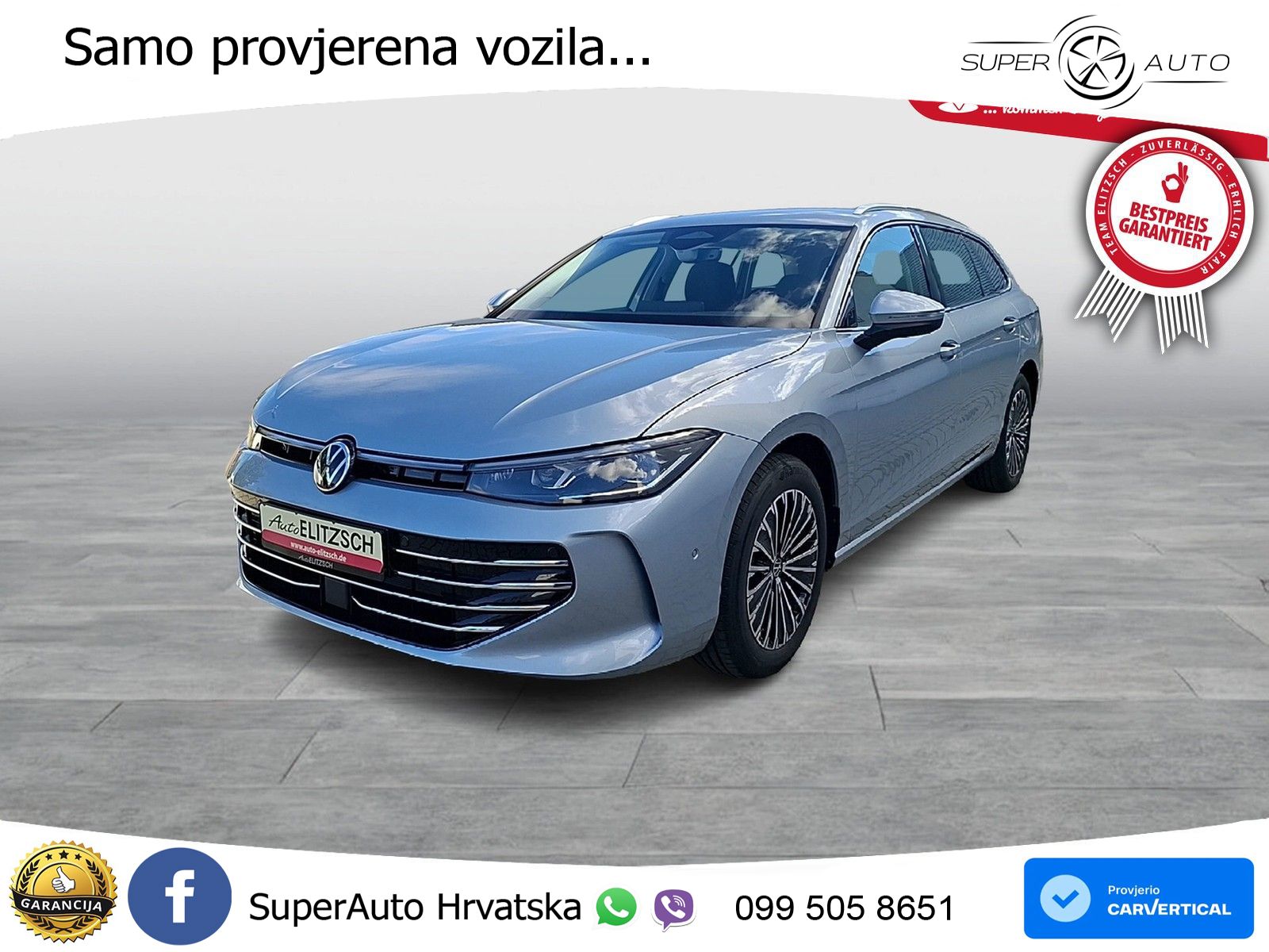 Volkswagen Passat Variant 1.5 eTSI (150 KS) DSG Elegance LED+GR SJED+ACC