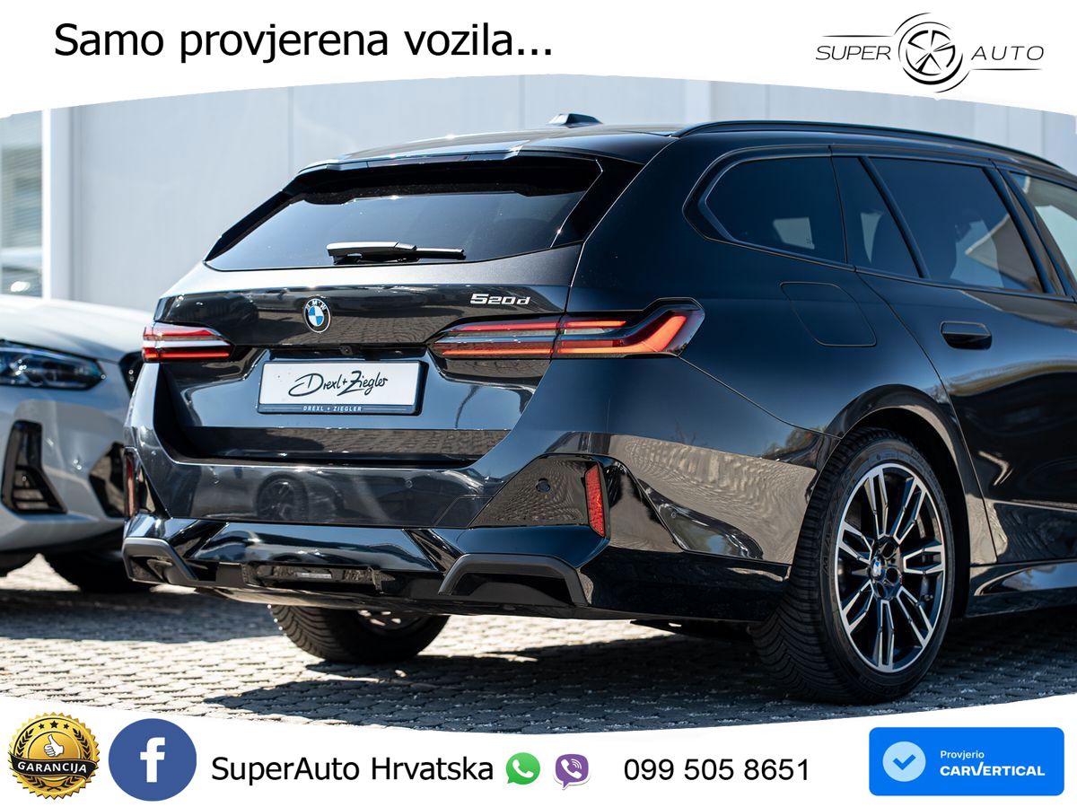 BMW 520d Touring (197 KS) Steptronic M Sport ACC+HEAD+4xGR SJED+360+PANO