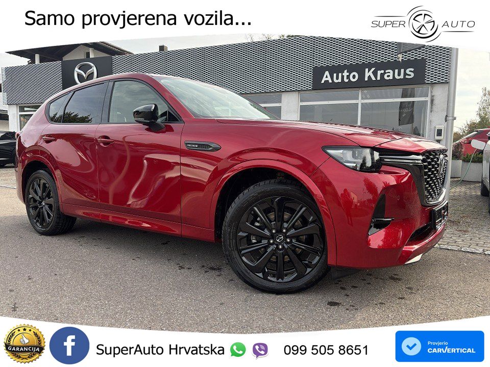 Mazda CX-60 3.3 e-Skyactiv D (254 KS) AWD Automatic MATRIX+GR SJED+KAM