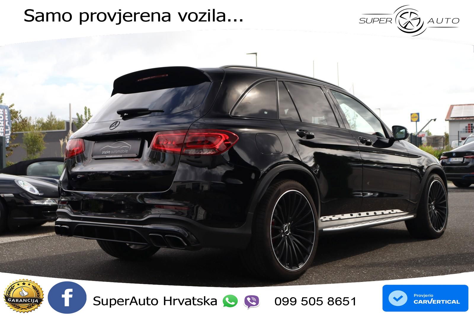 Mercedes AMG GLC 63 S V8 (510 KS) 4MATIC+ MCT LED+GR SJED+ACC