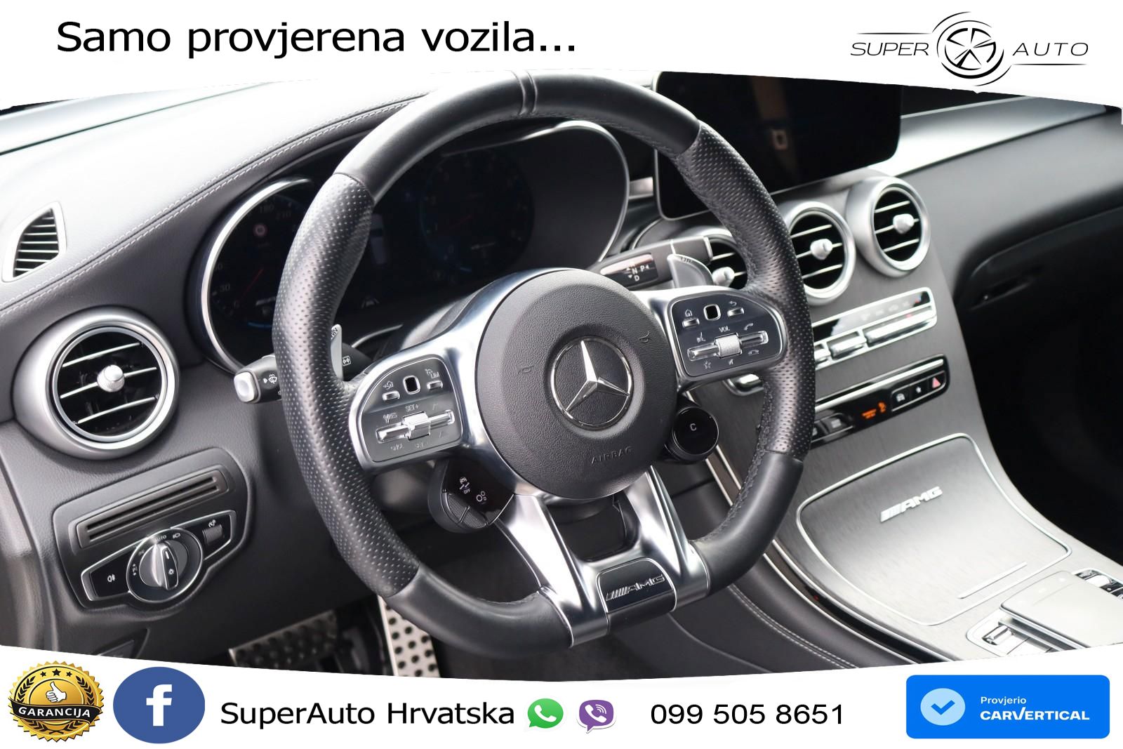 Mercedes AMG GLC 63 S V8 (510 KS) 4MATIC+ MCT LED+GR SJED+ACC