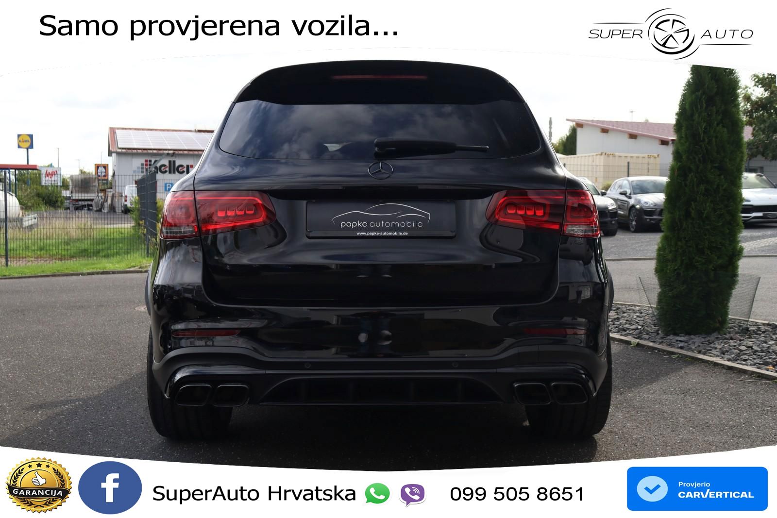 Mercedes AMG GLC 63 S V8 (510 KS) 4MATIC+ MCT LED+GR SJED+ACC