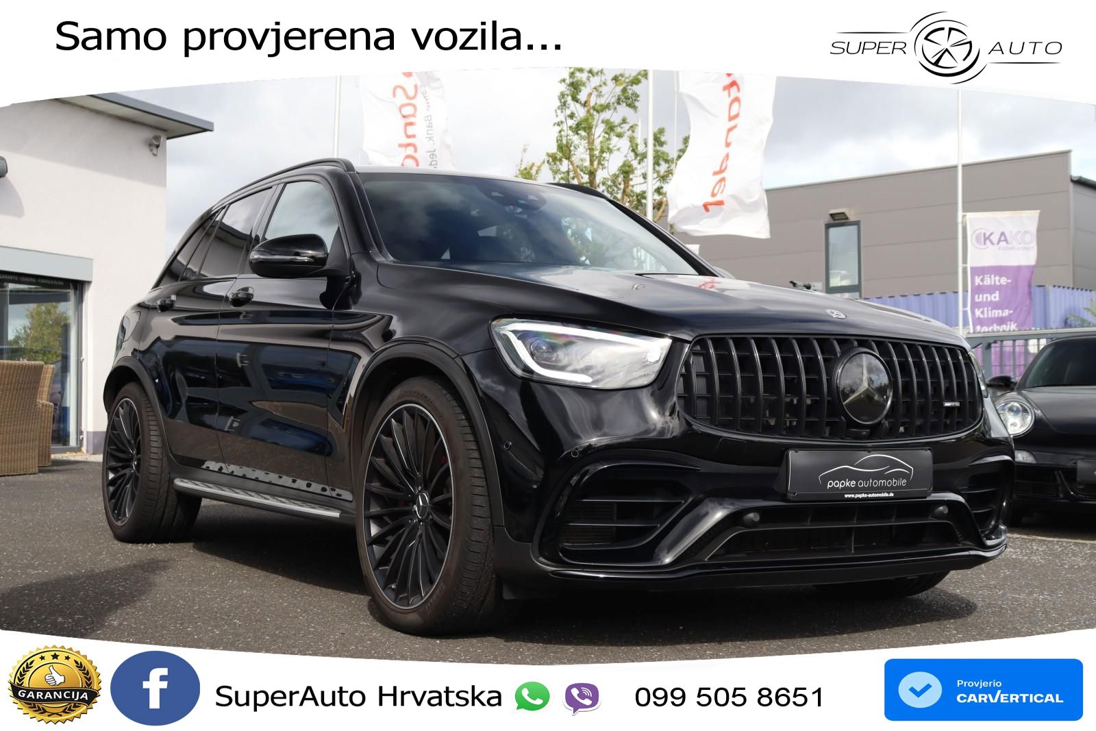 Mercedes AMG GLC 63 S V8 (510 KS) 4MATIC+ MCT LED+GR SJED+ACC