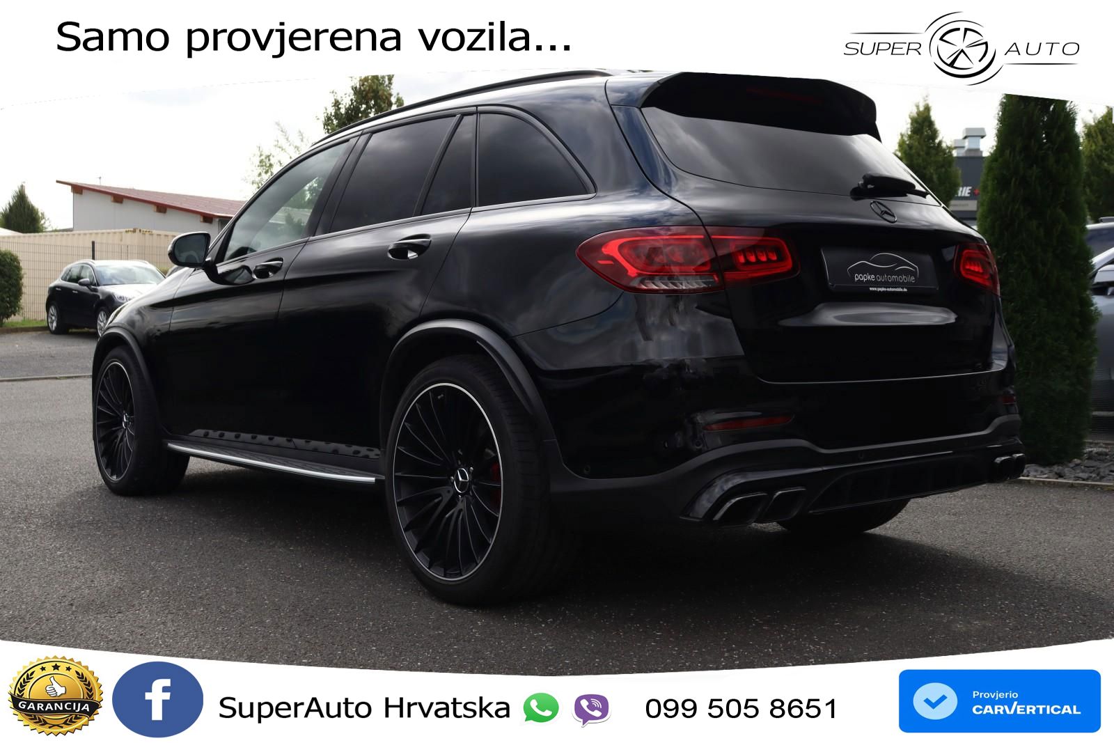 Mercedes AMG GLC 63 S V8 (510 KS) 4MATIC+ MCT LED+GR SJED+ACC