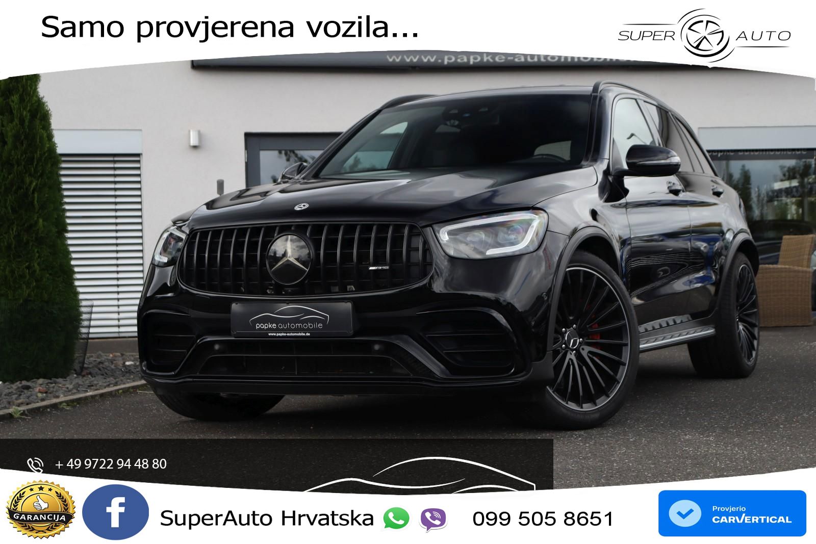 Mercedes AMG GLC 63 S V8 (510 KS) 4MATIC+ MCT LED+GR SJED+ACC