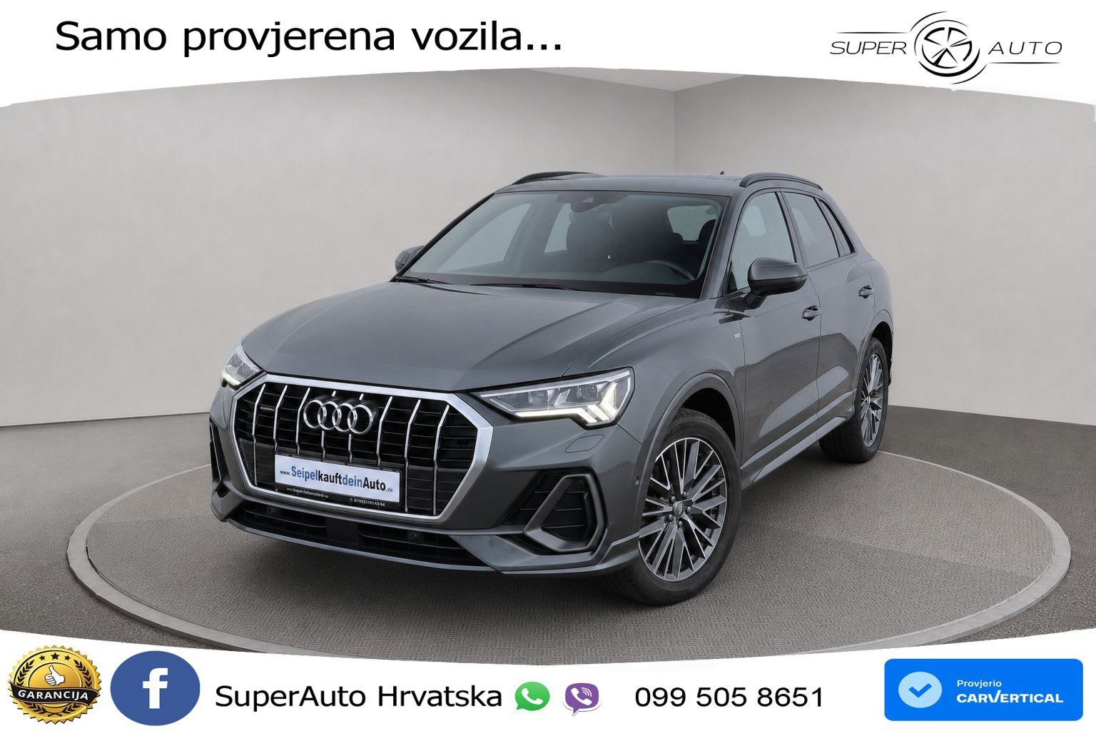Audi Q3 45 TFSI (230 KS) quattro S tronic S line LED+GR SJED+ACC