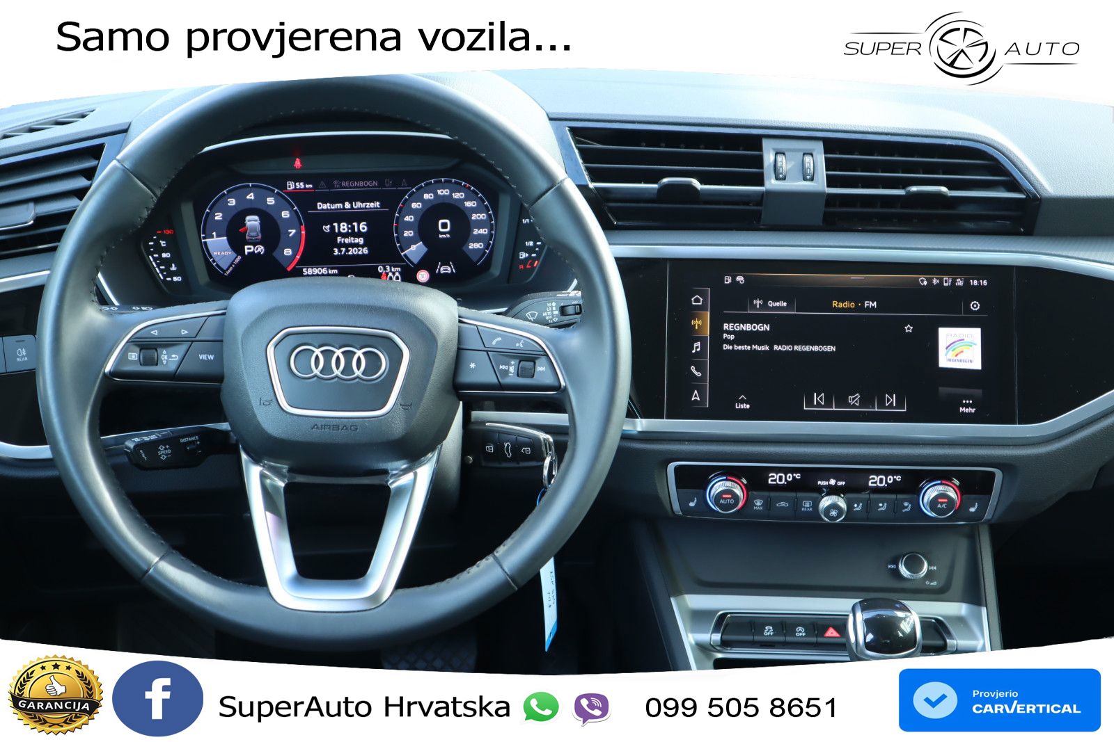 Audi Q3 45 TFSI (230 KS) quattro S tronic S line LED+GR SJED+ACC