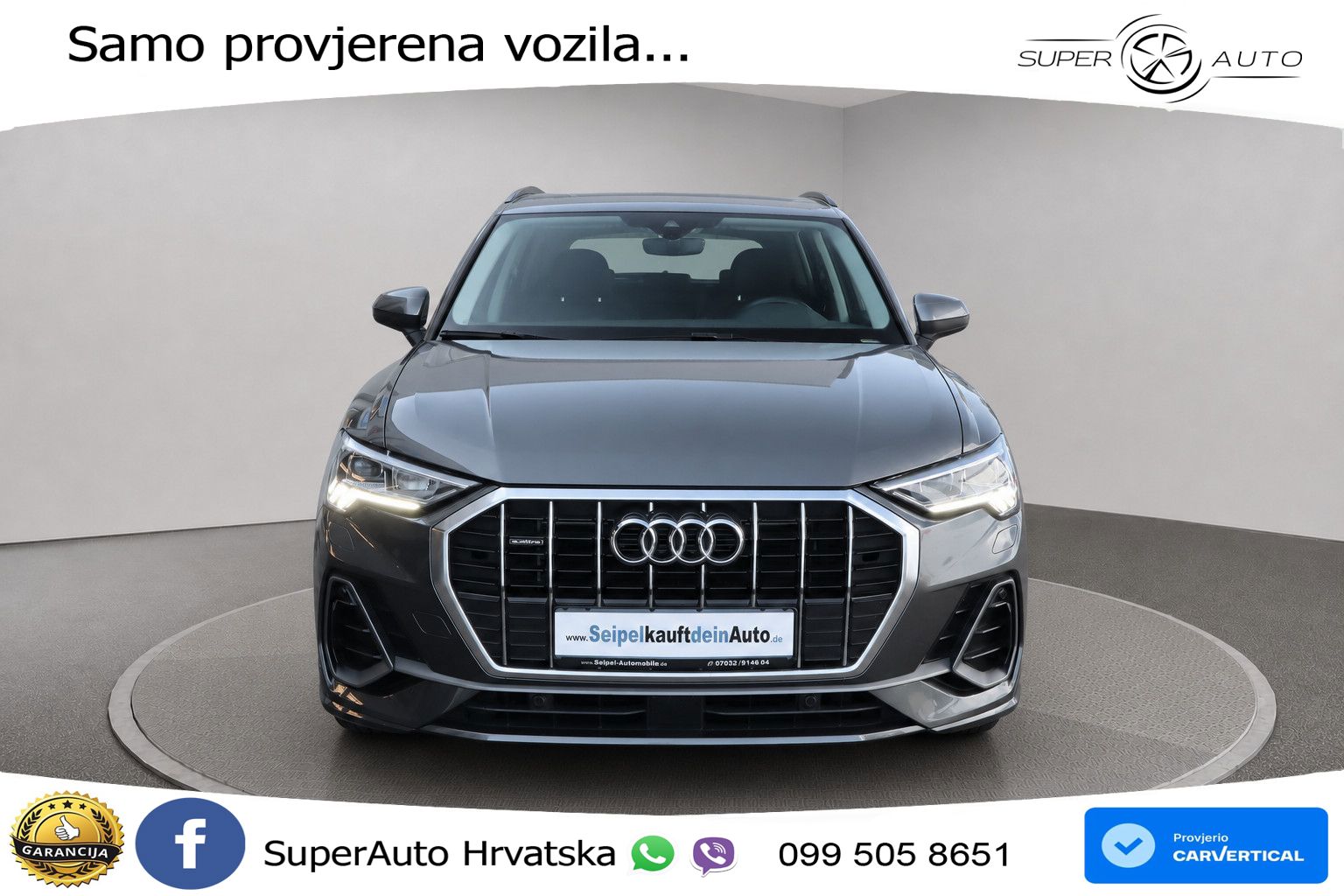 Audi Q3 45 TFSI (230 KS) quattro S tronic S line LED+GR SJED+ACC