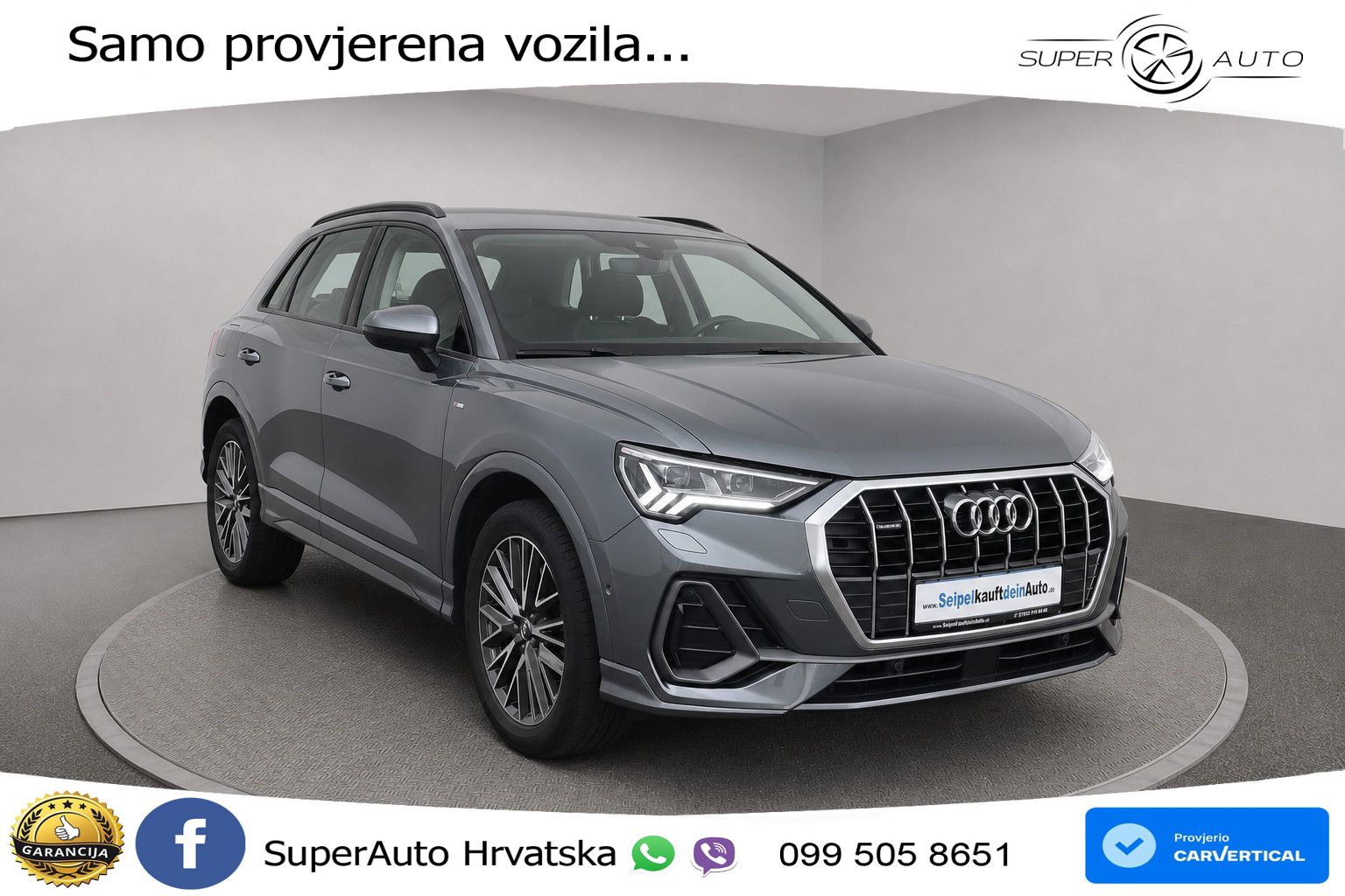 Audi Q3 45 TFSI (230 KS) quattro S tronic S line LED+GR SJED+ACC