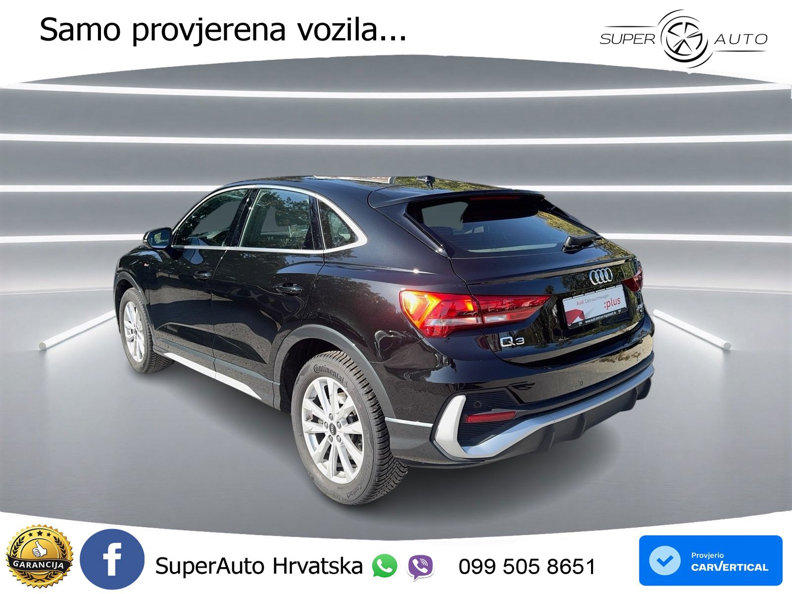 Audi Q3 II Sportback 40 TFSI (190 KS) quattro S tronic S line LED+GR SJED+ACC
