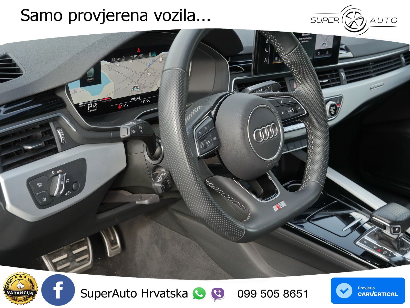 Audi A5 Sportback  40 TFSI (204 KS) quattro S tronic S line MATRIX+GR SJED+KAM