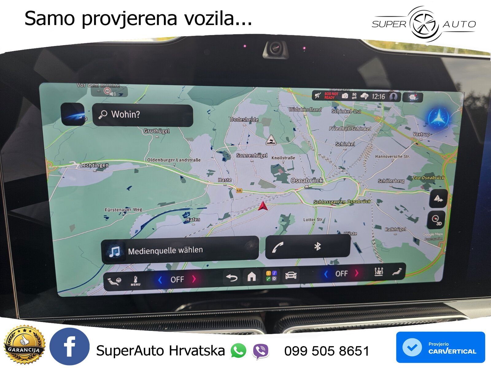 Mercedes GLC 400 94 kWh (489 KS) 4MATIC EQ Technology ZRAČNI+ACC+GR SJED+KAM+PANO