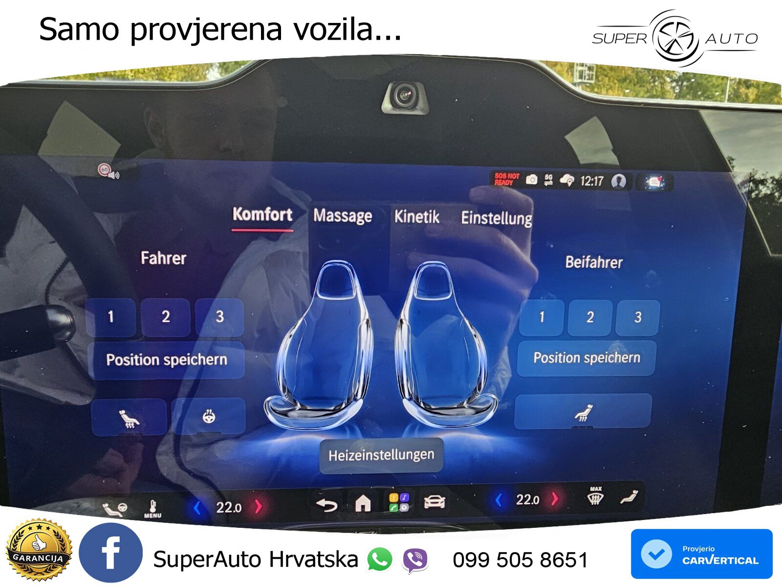 Mercedes GLC 400 94 kWh (489 KS) 4MATIC EQ Technology ZRAČNI+ACC+GR SJED+KAM+PANO