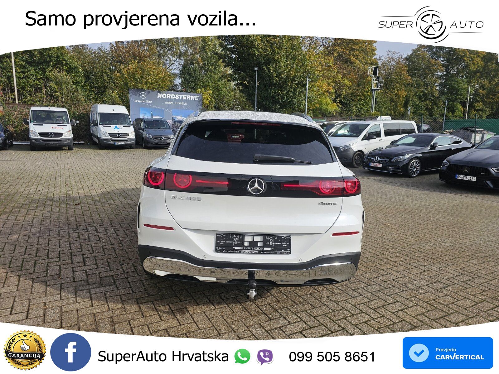 Mercedes GLC 400 94 kWh (489 KS) 4MATIC EQ Technology ZRAČNI+ACC+GR SJED+KAM+PANO