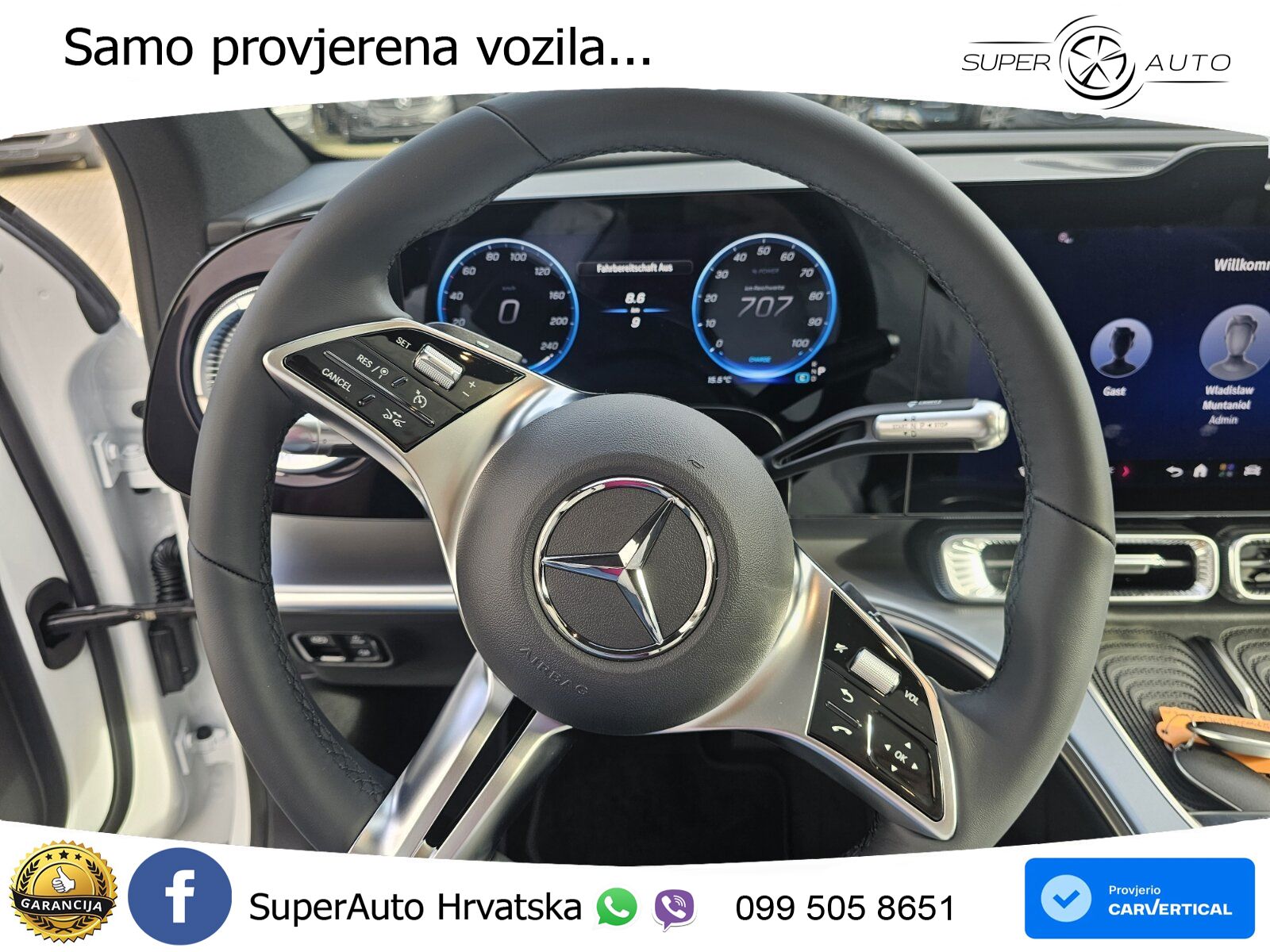 Mercedes GLC 400 94 kWh (489 KS) 4MATIC EQ Technology ZRAČNI+ACC+GR SJED+KAM+PANO