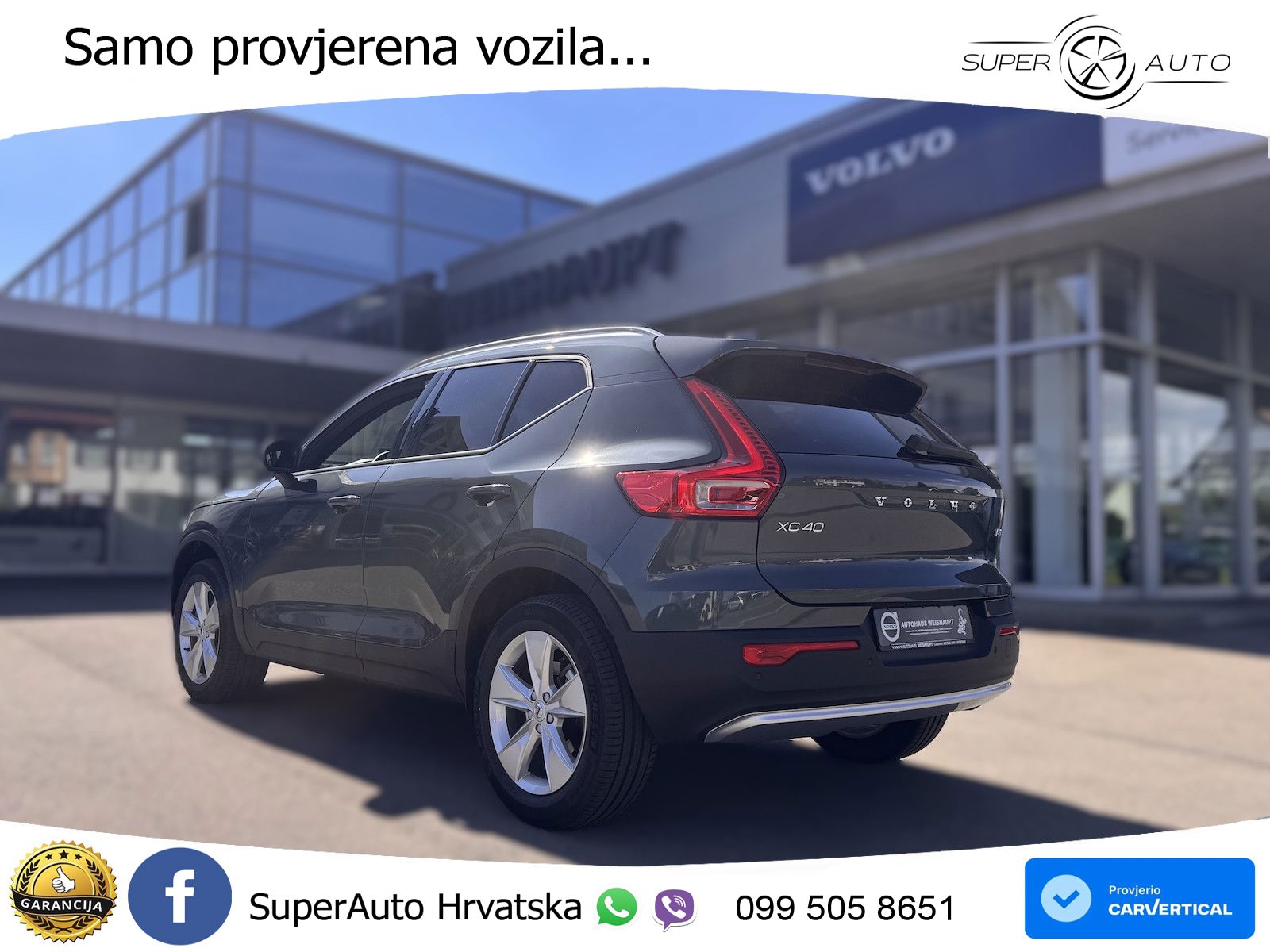 Volvo XC40 2.0 B3 163 KS Automatic LED+ACC