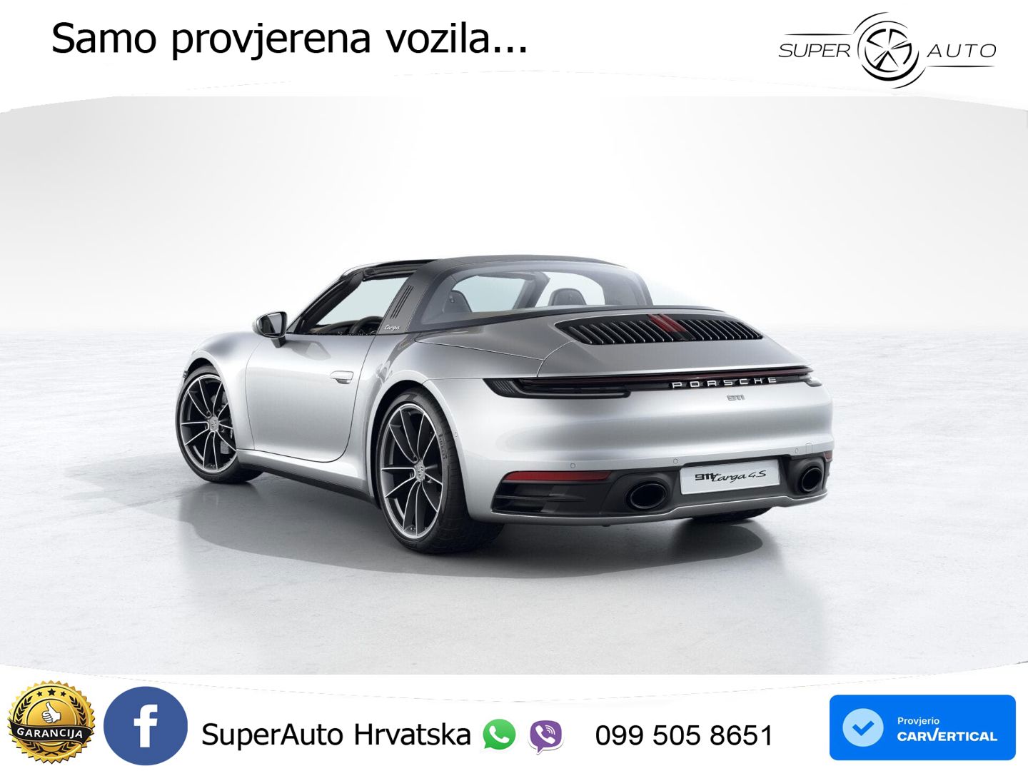 Porsche 911 Targa 4S 3.0 (450 KS) PDK LED+GR SJED+ACC