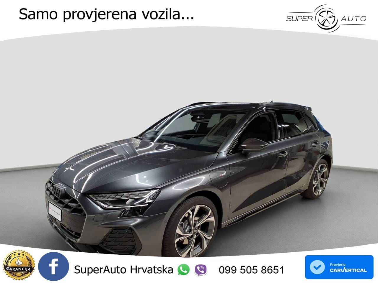Audi A3 40 TFSIe (204 KS) S tronic S line MATRIX+GR SJED+KAM