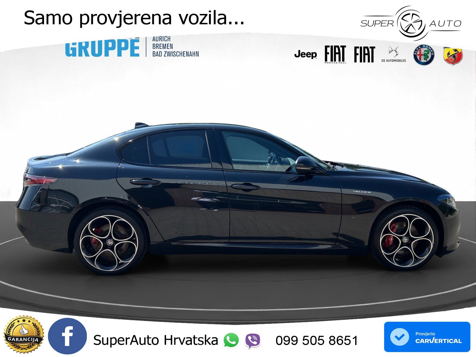 Alfa Romeo Giulia 2.0 Turbo (280 KS) AWD Automatic LED+GR SJED+ACC