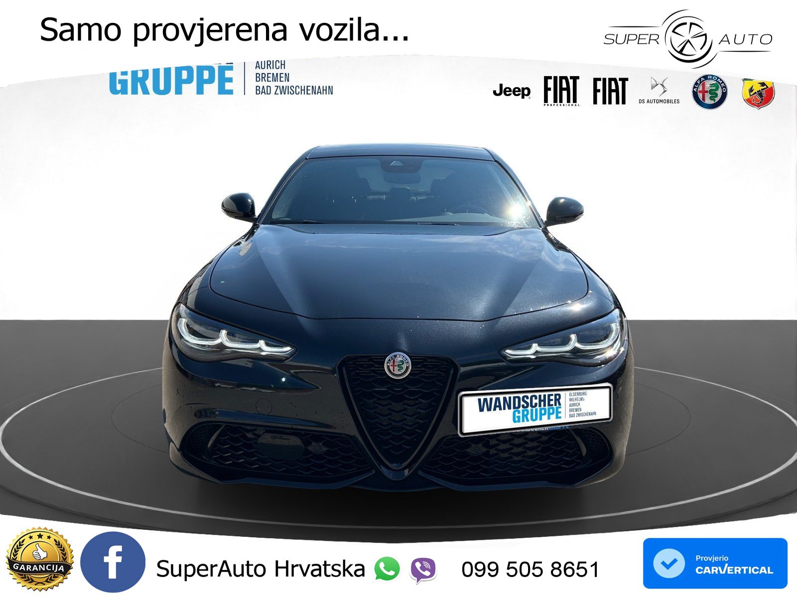 Alfa Romeo Giulia 2.0 Turbo (280 KS) AWD Automatic LED+GR SJED+ACC