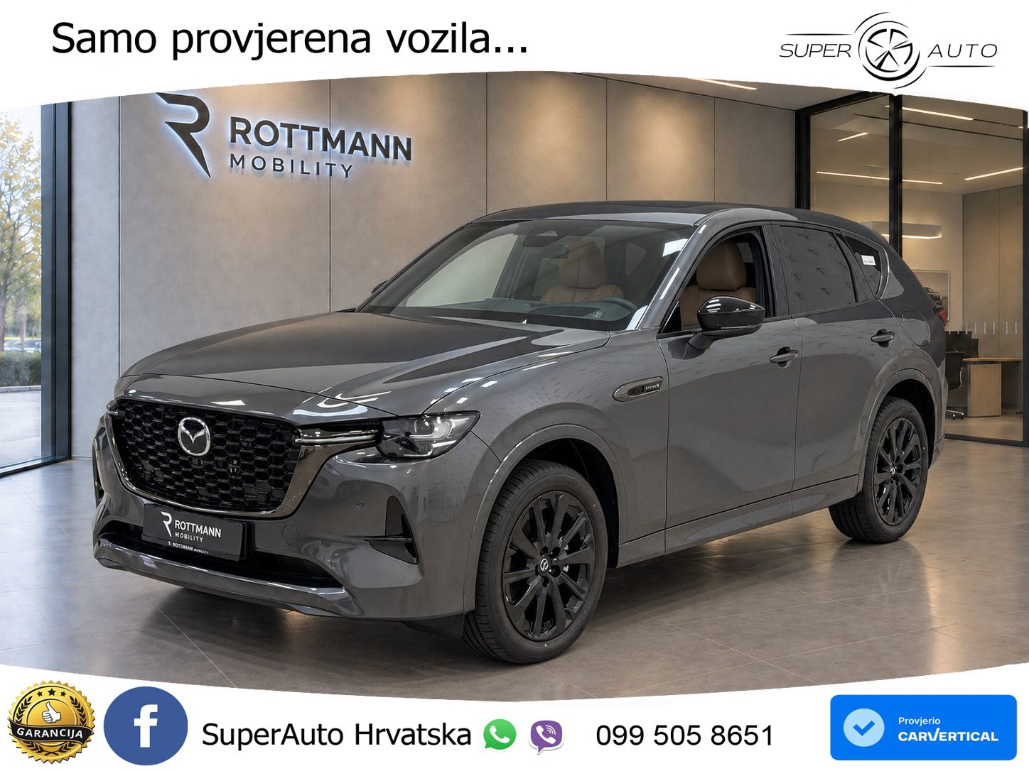 Mazda CX-60 3.3 e-Skyactiv D (254 KS) AWD Automatic LED+GR SJED+ACC